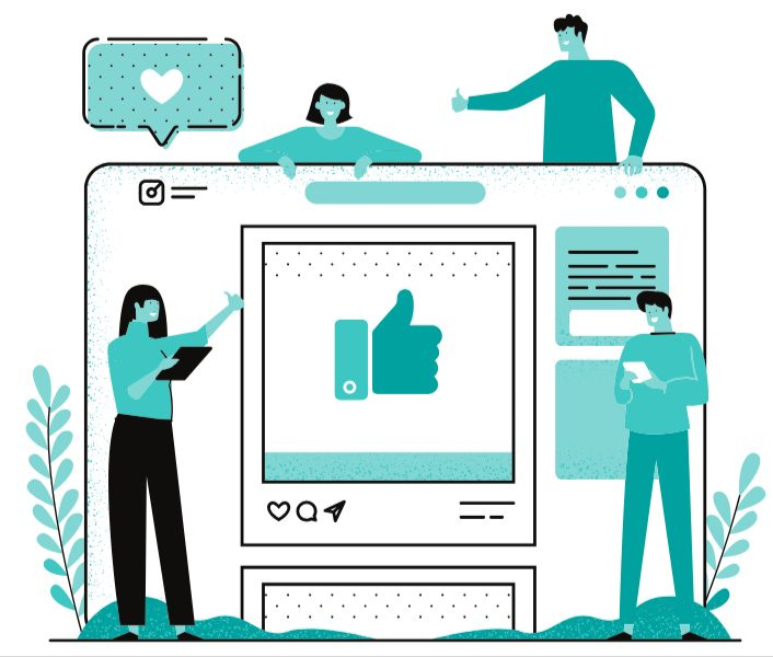 Professional team collaboration